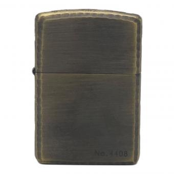 ZIPPO (ジッポ) ZIPPO 3面深彫エッチング＆スカルアンティークブラス No4409