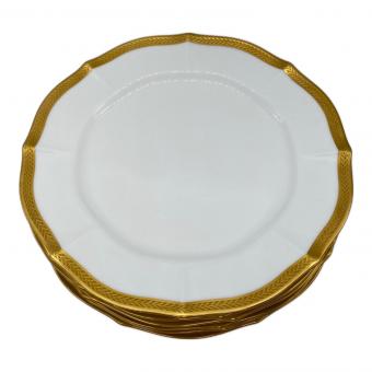 Noritake (ノリタケ) プレート 6Pセット 26.5cm ダイヤモンドコレクション GOLDEN SIMPLICITY