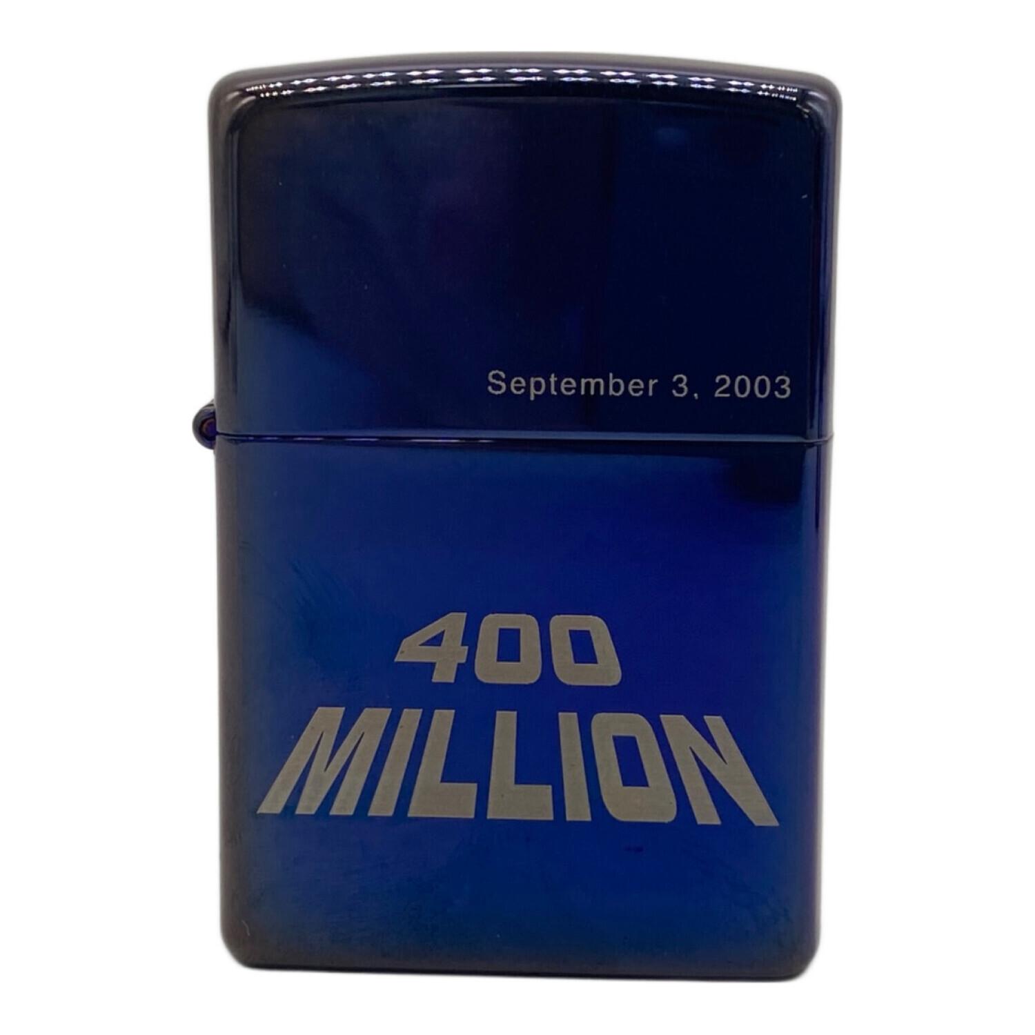ZIPPOライター 400MILLION Zippo 400 Million アメリカ製4億記念ZIPPO