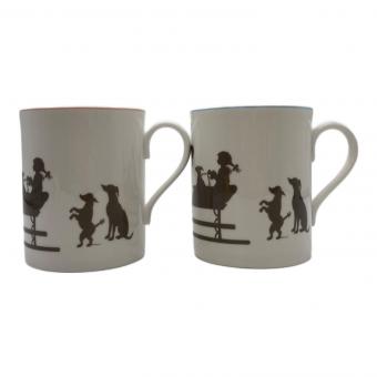 HERMES (エルメス) マグカップ シルエット 2Pセット