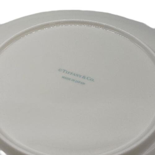 TIFFANY & Co. (ティファニー) デザートプレート プラチナブルーバンド 2Pセット