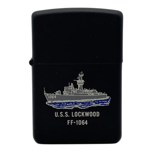 ZIPPO (ジッポ) ZIPPO J USS LOCKWOOD FF-1064 アメリカ米軍 1988年製 ブラックマット仕上げ