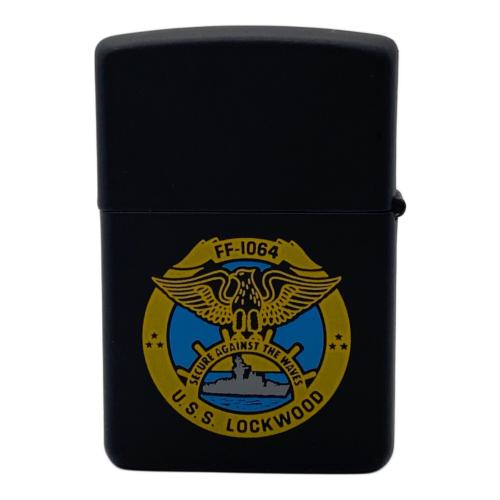 ZIPPO (ジッポ) ZIPPO J USS LOCKWOOD FF-1064 アメリカ米軍 1988年製 ブラックマット仕上げ