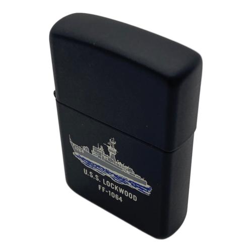 ZIPPO (ジッポ) ZIPPO J USS LOCKWOOD FF-1064 アメリカ米軍 1988年製 ブラックマット仕上げ