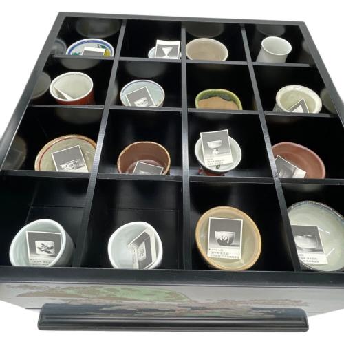 有名旅館の酒盃コレクション (47個） フランクリン・ポーセリン