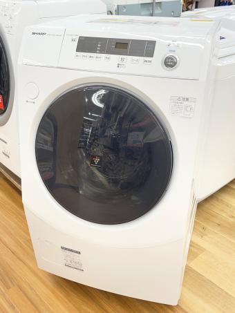 SHARP (シャープ) ドラム式洗濯乾燥機 ES-H10F-WR 10kg 2022年製