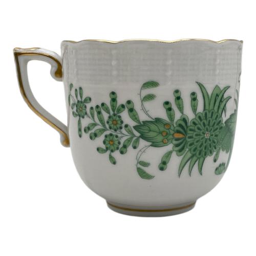 Herend (ヘレンド) ティーカップ&ソーサー アポニーグリーン