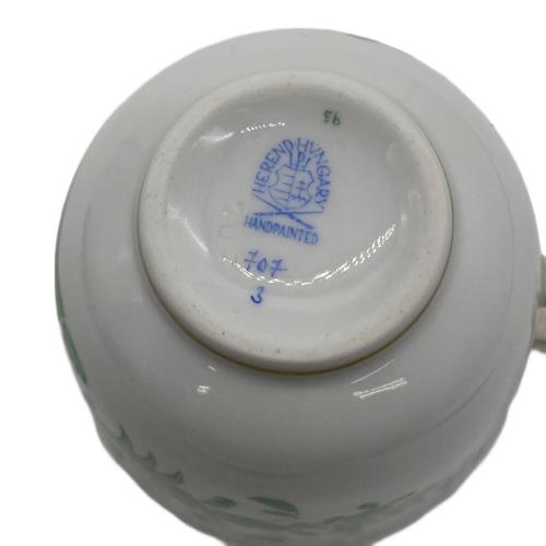 Herend (ヘレンド) ティーカップ&ソーサー アポニーグリーン