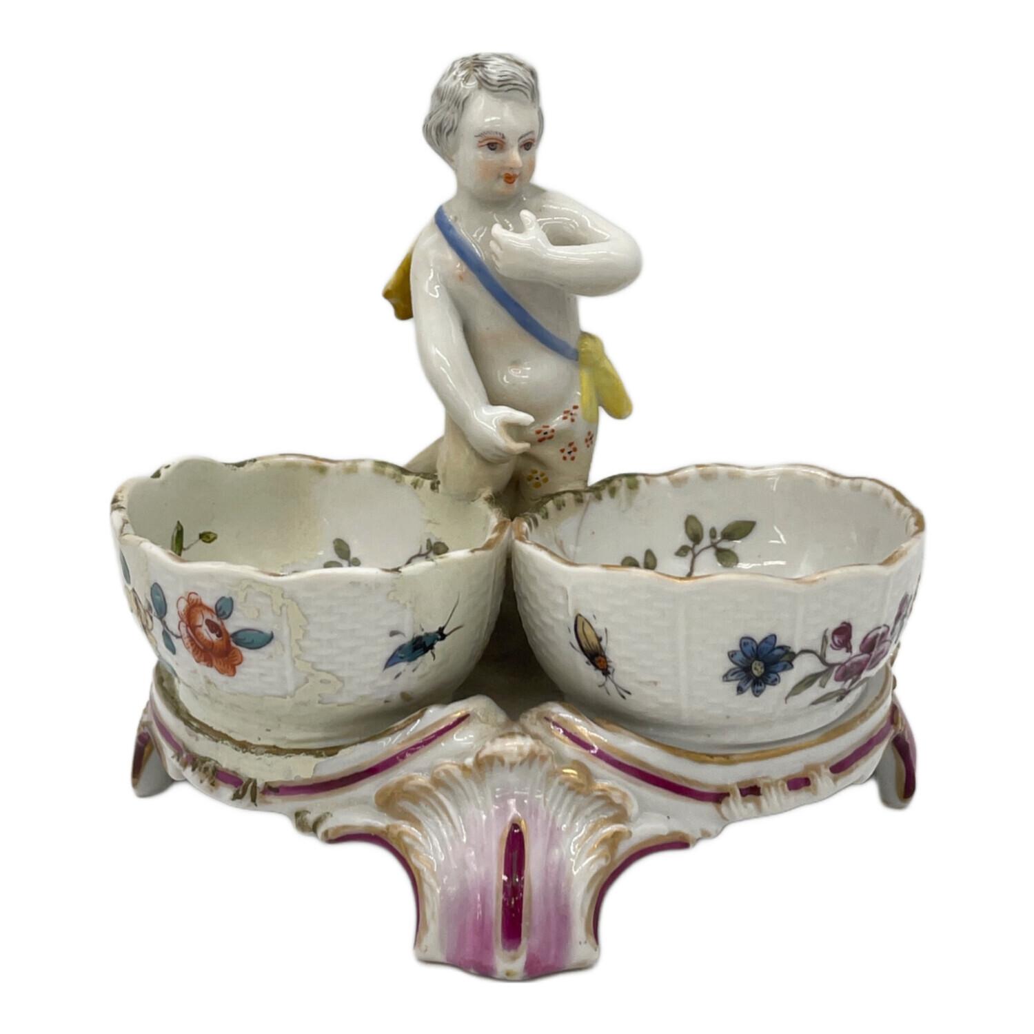 Meissen (マイセン) フィギュリン型調味料入れ｜トレファクONLINE