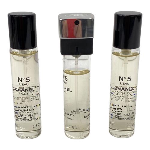 CHANEL (シャネル) オードトワレ ローツィスト＆スプレイ Ｎ゜5 20ml×3 残量80%-99%