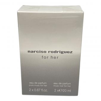 Narciso Rodriguez (ナルシソロドリゲス) オードパルファム ミニデュオセット フォーハ‐ 20ml×2 残量80%-99%