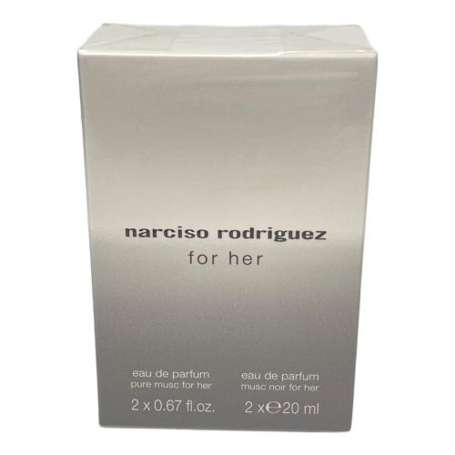 Narciso Rodriguez (ナルシソロドリゲス) オードパルファム ミニデュオセット フォーハ‐ 20ml×2 残量80%-99%