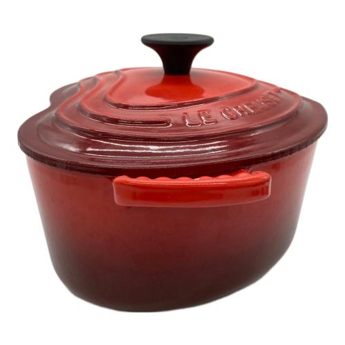 A8002【ルクルーゼ】ココット ダムール 両手鍋 20cm チェリーレッド LE CREUSET (ルクルーゼ) 両手鍋 ココットダムール｜トレファクONLINE