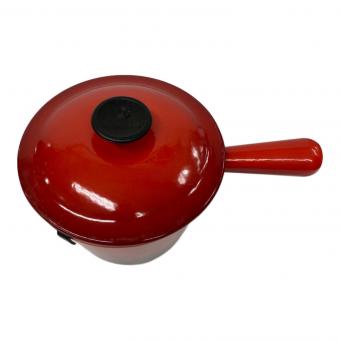 LE CREUSET (ルクルーゼ) 片手鍋 チェリーレッド ウィンザーポット