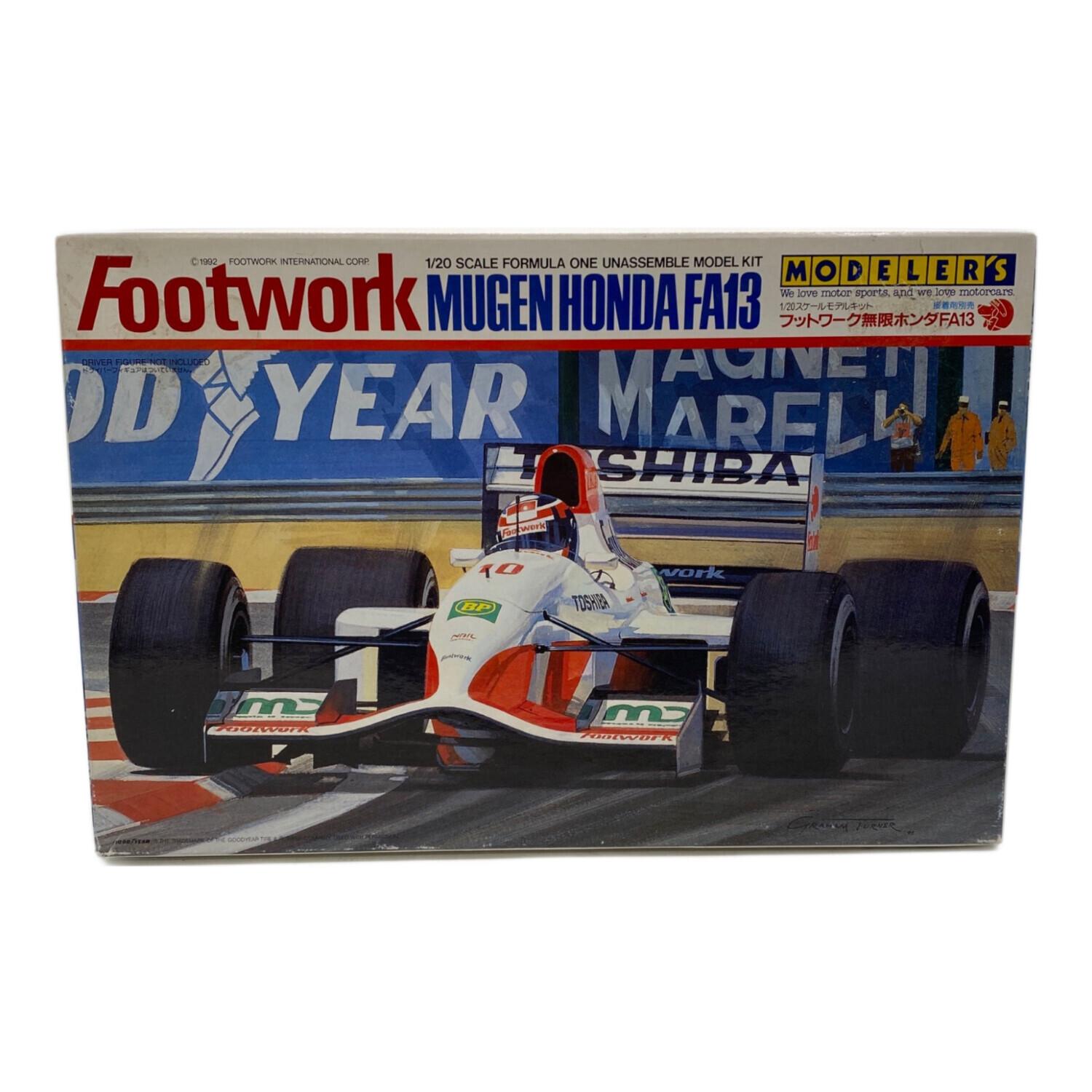 タミヤ 1/10 フットワーク FA13 無限ホンダ スペアボディセット MODELER'S (モデラーズ) フットワーク無限ホンダFA13 プラモデル 未