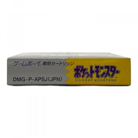 ポケットモンスターピカチュウ ゲームボーイ用ソフト 箱のみ