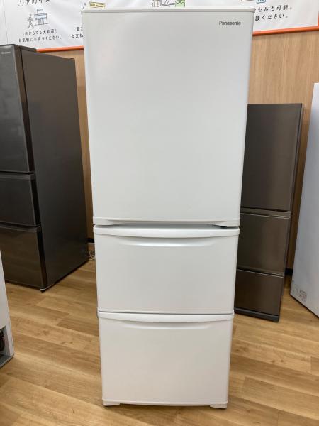 【トレジャーファクトリーおゆみ野店】1年保障 Panasonic 3ドア冷蔵庫 NR-C344C-W Panasonic (パナソニック) 3ドア冷蔵庫 NR-C344C-W 2024年製 335L