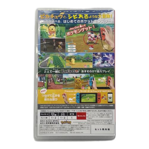Nintendo (ニンテンドー) ポケットモンスター Let's Go! ピカチュウ Nintendo Switch用ソフト CERO A (全年齢対象)