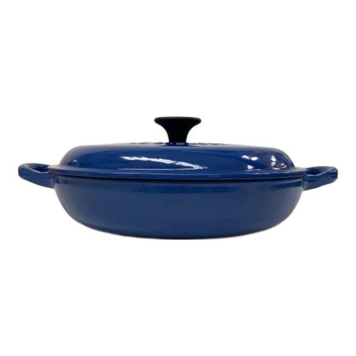 LE CREUSET (ルクルーゼ) ビッフェキャセロール 1.4L SIZE 22cm ブルー