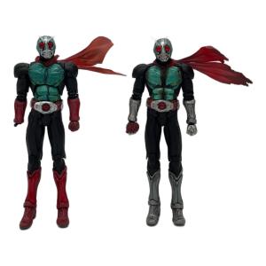 sic 仮面ライダー新2号 &旧２号 仮面ライダー 1体腕破損有