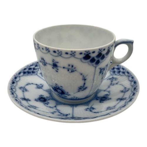 ROYAL COPENHAGEN (ロイヤル・コペンハーゲン) カップ&ソーサー ブルーフルーテッド・ハーフレース
