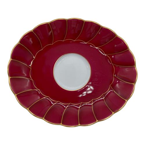 Noritake (ノリタケ) カップ&ソーサー レッド/煙突マーク ダイヤモンドコレクション