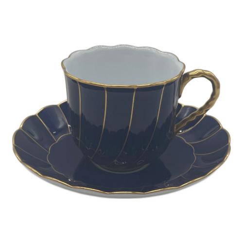 Noritake (ノリタケ) カップ&ソーサー ブルー/煙突マーク ダイヤモンドコレクション