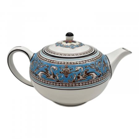 【黒壺/英国製】ウェッジウッド フロレンティーン ターコイズ 16点 セット WEDGWOOD - 【黒壺美品】ウェッジウッド☆フロレンティーンターコイズ