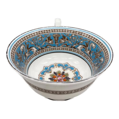 Wedgwood (ウェッジウッド) カップ&ソーサー フロレンティーン・ターコイズ 黒壺