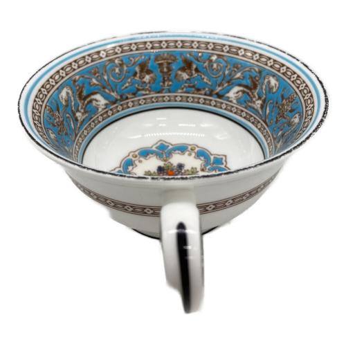 Wedgwood (ウェッジウッド) カップ&ソーサー フロレンティーン・ターコイズ 黒壺