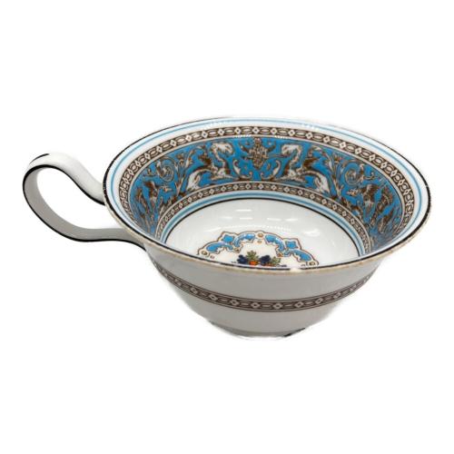 Wedgwood (ウェッジウッド) カップ&ソーサー フロレンティーン・ターコイズ 黒壺