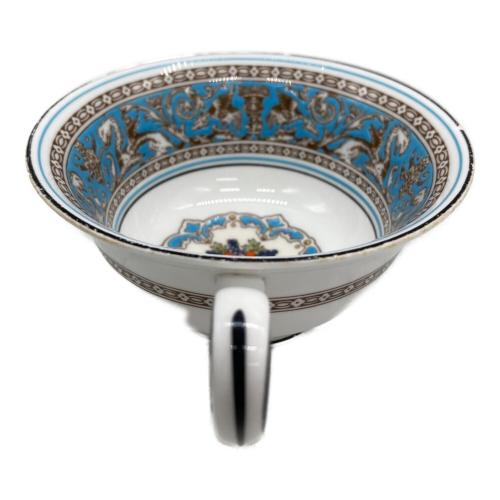 Wedgwood (ウェッジウッド) カップ&ソーサー フロレンティーン・ターコイズ 黒壺