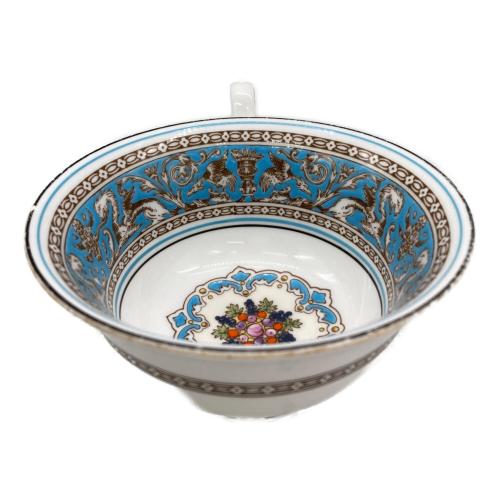 Wedgwood (ウェッジウッド) カップ&ソーサー フロレンティーン・ターコイズ 黒壺
