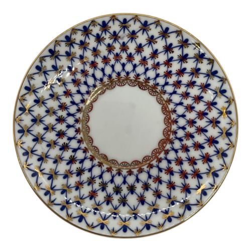 imperial porcelain (インペリアルポーセリン) カップ&ソーサー ロシア製 コバルトネット ウェイヴ/