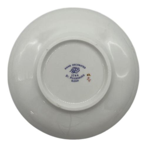 imperial porcelain (インペリアルポーセリン) カップ&ソーサー ロシア製 コバルトネット ウェイヴ/