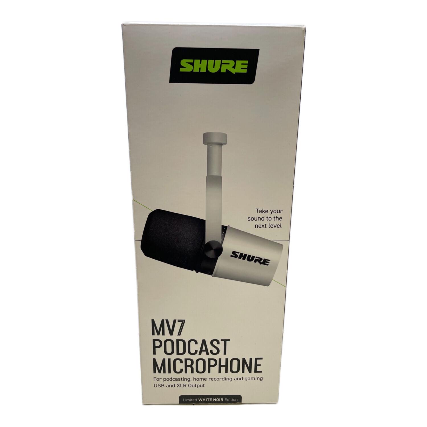 SHURE (シュア) ポッドキャストマイクロホン MV7｜トレファクONLINE