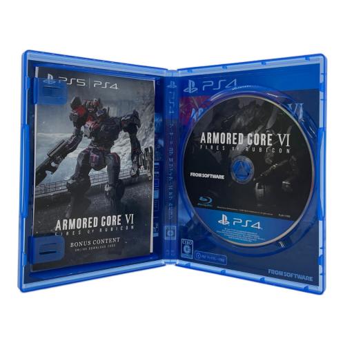 ARMORED CORE VI FIRES OF RUBICON（アーマード・コアVI ファイアーズオブルビコン） Playstation4用ソフト CERO C (15歳以上対象)