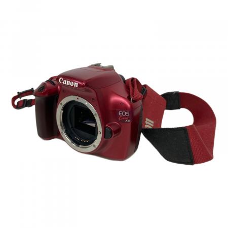 Canon EOS Kiss X50 ほぼ未使用 EOS キヤノン デジタル一眼 CANON Kiss X50 レッド レンズキット 中古
