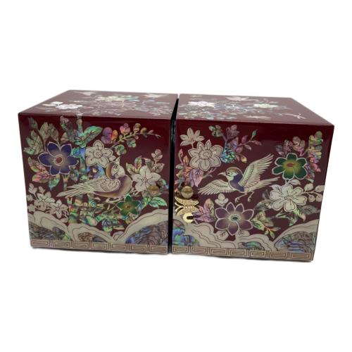 螺鈿細工(ラデンザイク) 小物入れ 折りたたみ式