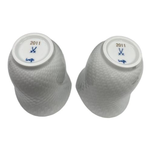 Meissen (マイセン) 波の戯れホワイト グラスセット