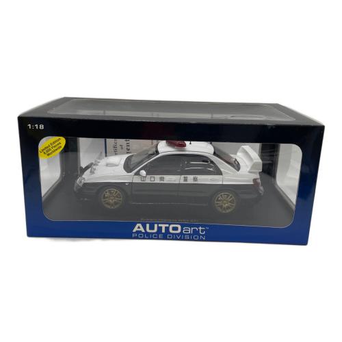 AUTOart(オートアート) 1/18 スバル インプレッサ WRX STi 03 ポリスカー 山口県警 モデルカー
