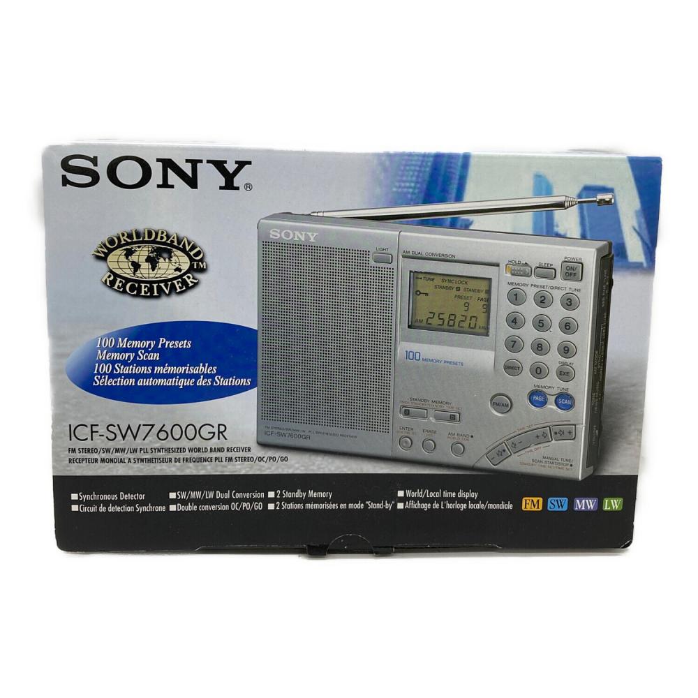 SONY (ソニー) ラジオ ICF-SW7600GR|トレファクONLINE SONY (ソニー) ラジオ ICF-SW7600GR|トレファクONLINE