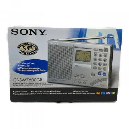 SONY (ソニー) ラジオ ICF-SW7600GR｜トレファクONLINE