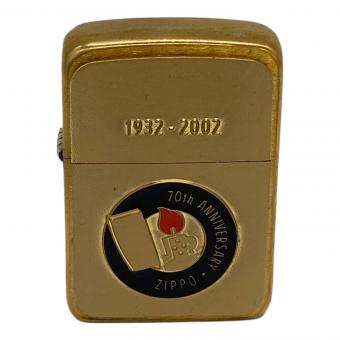 ZIPPO (ジッポ) ライター 2002年製 70周年記念 1932-2002