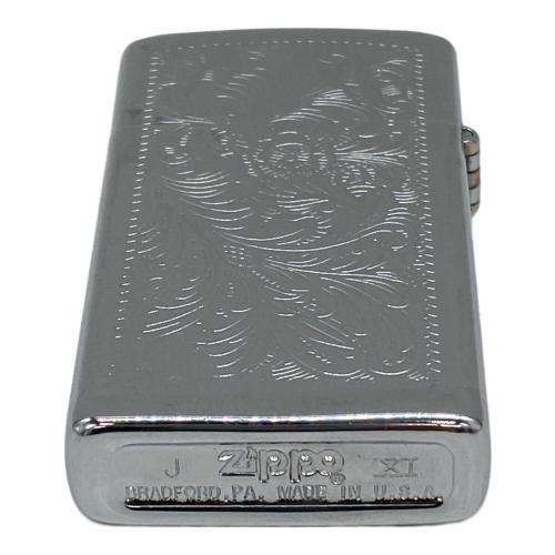 ZIPPO (ジッポ) ライター 1995年製 ベネチアン 両面唐草彫
