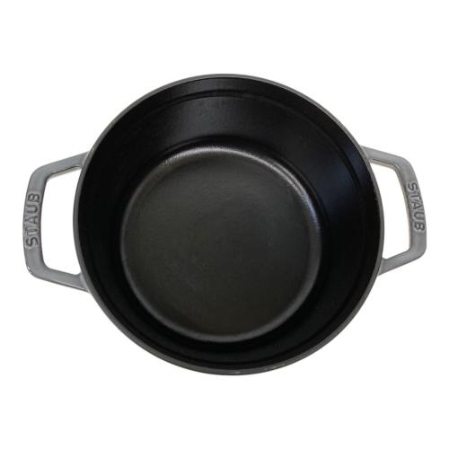 Staub (ストウブ) 両手鍋 SIZE 22cm グレー