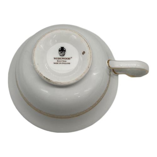 A8020 【ウエッジウッド】 コロンビア セージグリーン ピオニー トリオ 黒壺 2客 WEDGWOOD - 【黒壺美品】ウェッジウッド☆コロンビアセージグリーン