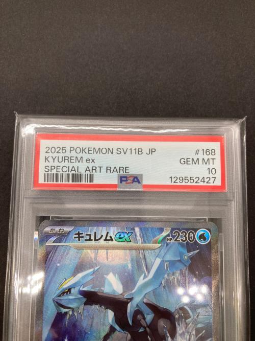 キュレムEX ポケモンカード 168/086 SAR 129552427 PSA10