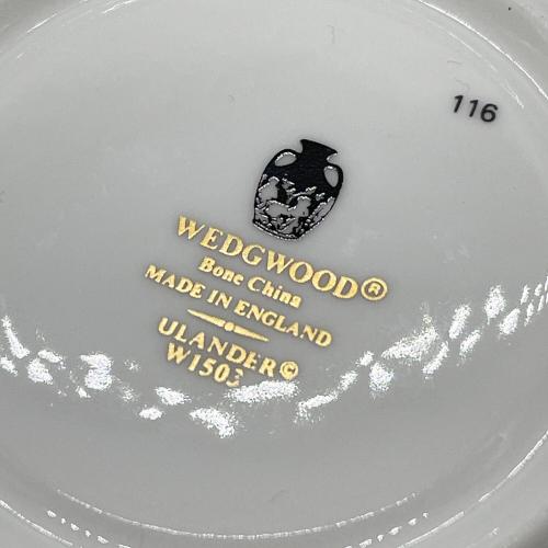 Wedgwood (ウェッジウッド) カップ&ソーサー 黒壺 ユーランダー・パウダーターコイズ