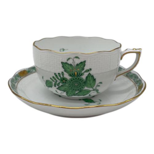 Herend (ヘレンド) カップ&ソーサー アポニーグリーン